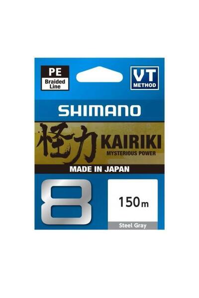 Shimano Kairiki 8 Сталево-сірий Міна 150 м 0,19 мм