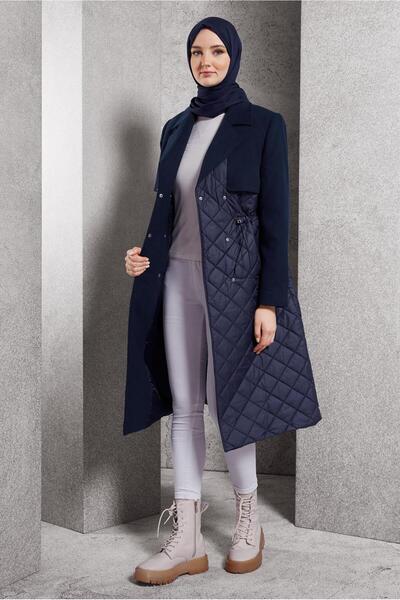 Alvina KAPİTONE DESENLİ KABAN 90533