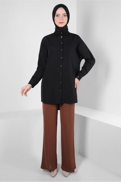 Alvina SLIP DETAILED TROUSERS 70636