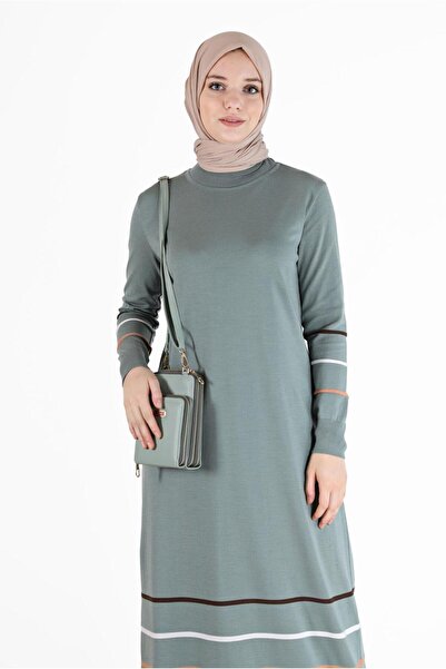 Alvina STRIP DETAILED KNITWEAR DRESS 42024