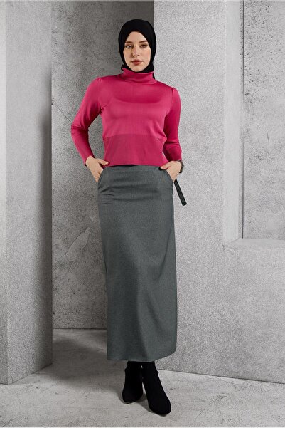 Alvina KUŞAK DETAYLI ETEK 60642