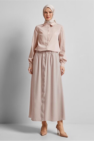 Alvina Button Detail Skirt 60676