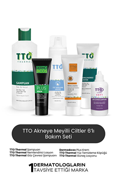 TTO Rozasea Başlangıç Seti 2 (DERMODİCOS PLUS, YÜZ TEMİZLEME KÖPÜĞÜ)