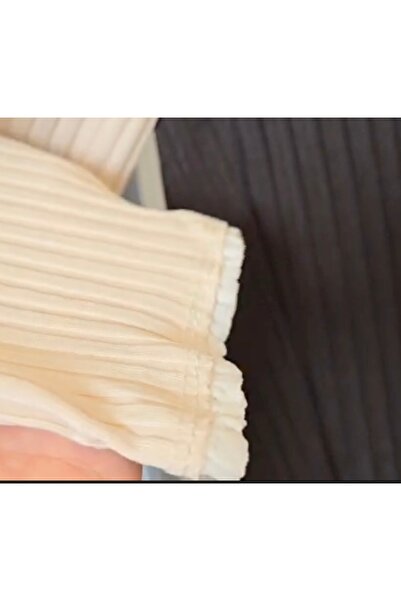 SOLOBUY Outlet Pyjama Sets Women Solid Pattern Crop Tops V Neck Long Sleeve Shirts Ruffles Pants