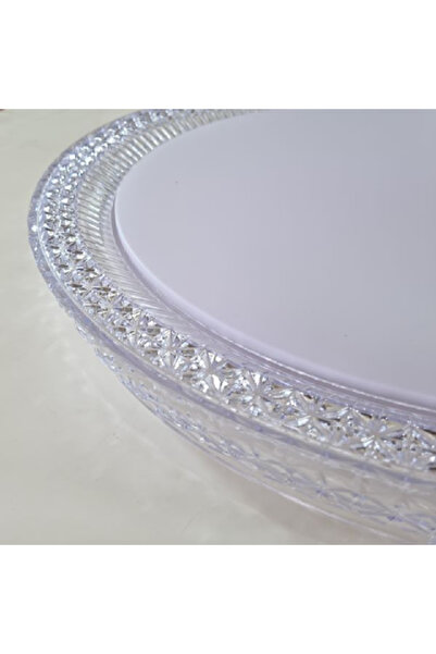 Genel Markalar 45w Sıva Üstü Desenli Armatür – Beyaz Kristal