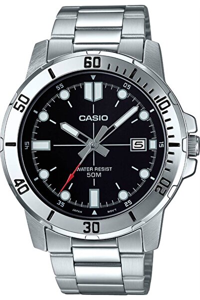 Casio ساعة رسمية تناظرية للرجال - MTP-VD01D-1EVUDF (أسود)
