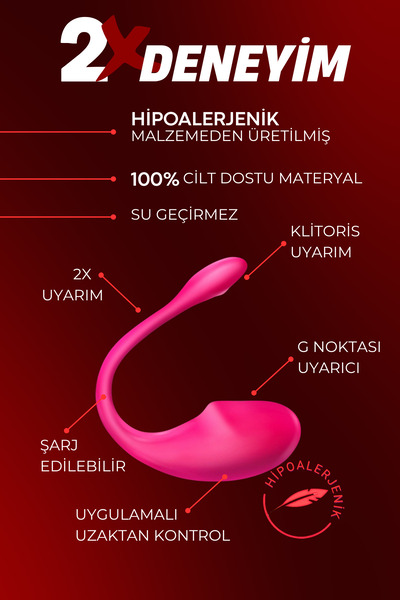 TOYZNTOYZ Garantili Telefon Kontröllü Vibratör + Orta Boy 8 cm Anal plug