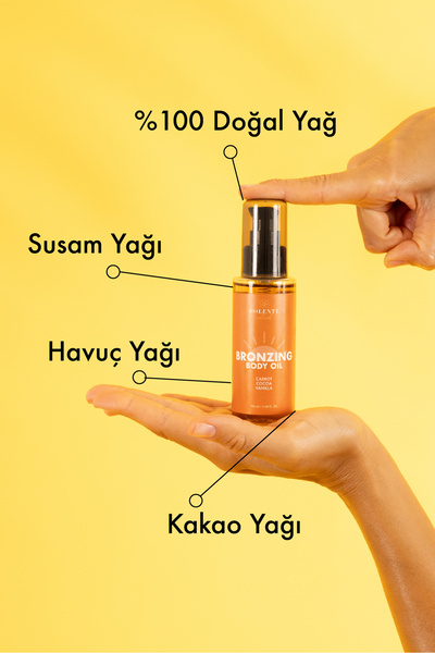 Polente Natural Bronzing Body Oil- Bronzlaştırıcı Vücut Yağı (100 ml)