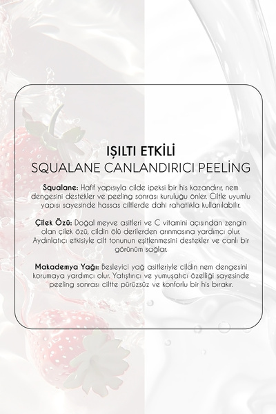 Polente Natural Squalane Canlandırıcı Peeling- Işıltı Etkili (50 ML)