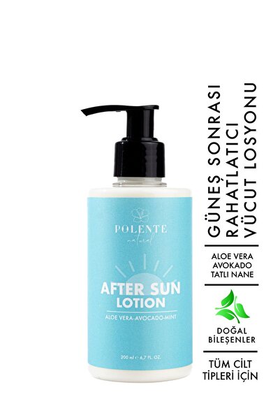 Polente Natural After Sun Lotion - Güneş Sonrası Rahatlatıcı Losyon (200 ml)