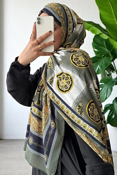 Bonjela Dama Desen Pamuklu Jakar Şal