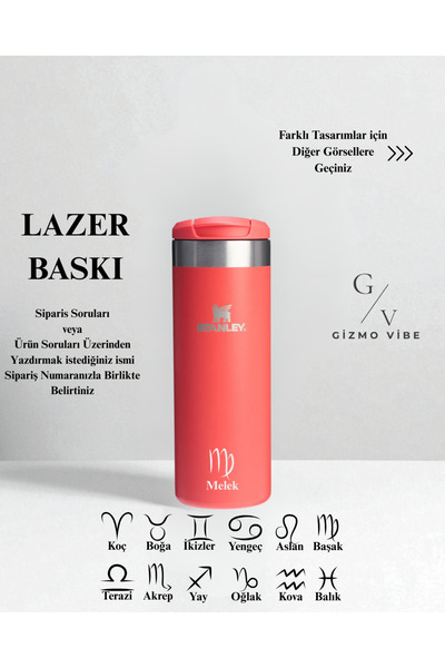 Stanley Kişiselleştirilmiş The AeroLight™ Seyahat Mug 0.47L Lazer Baskı İsiml...