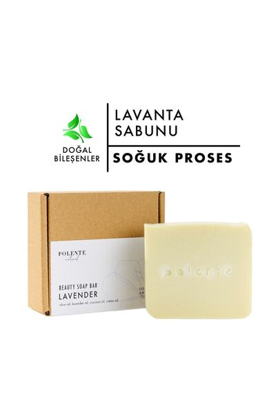Polente Natural Lavanta Sabunu - Akne Karşıtı Yüz Bakımı (110 GR)