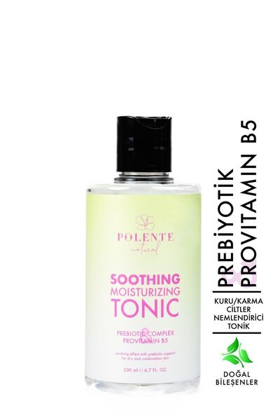 Polente Natural Soothing Moisturizing Tonic Nemlendirici-yatıştırıcı Tonik Prebiyotikler & Provitamin B5 (200 ML)