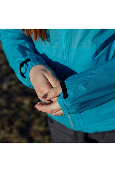 NORTHFINDER Women's waterproof multisport jacket stowable 2L NORTHKIT darkcoral