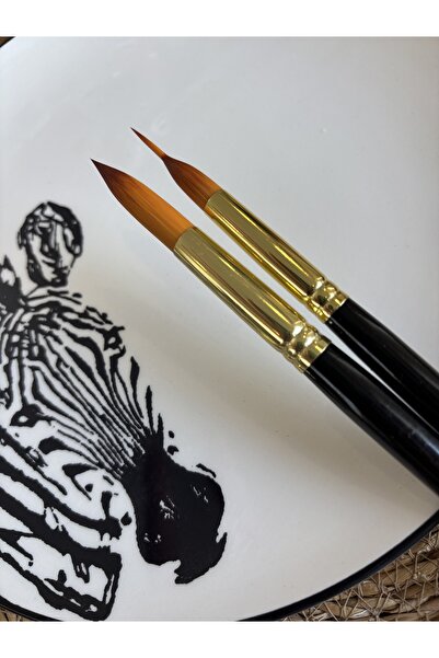 Pinart Kolinsky Suluboya Çini Boyama 2'li Fırça Seti