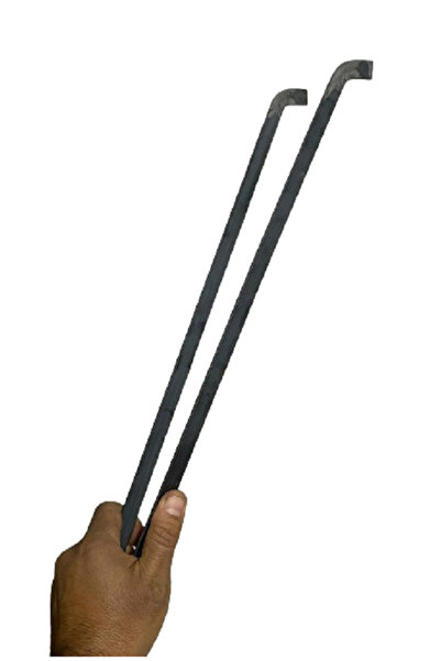 sobapark Demir Maşa Ateş Maşası Köz Maşası Odun Kömür Kestane Mangal Maşası 60 cm KALIN DEMİR MAŞA