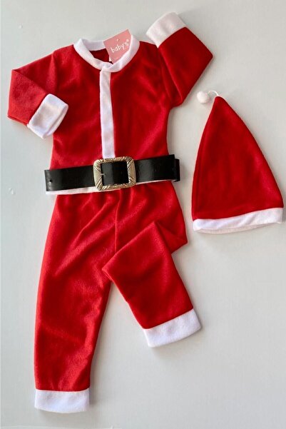 OSSO BABY New Year's Christmas Top and Bottom Set.1 Age.Red.01