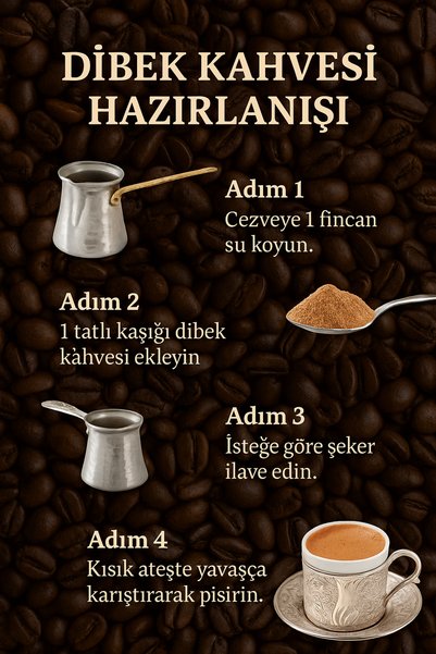 HEKİM EFENDİ Dibek Kahvesi Damla Sakızlı 200 gr 4'Lü Fırsat Paket