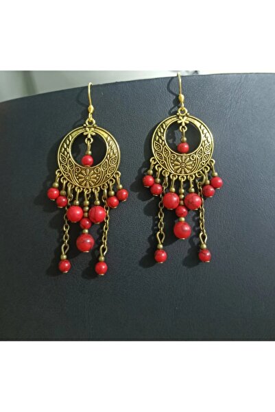 Birtakı'm Şeyler Doğal Taşlı El Yapımı Küpe