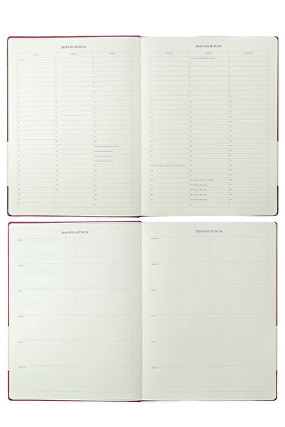Victoria's Journals Classic 2026 Weekly Agenda A4 (19X25Cm) Hard Cover Ivory 100 Gr.