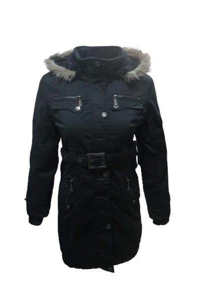 NEWS TMBERLINE Tmberline Tb333 Kadın Gabardin İçi Kürklü Mont St01710 - Siyah...