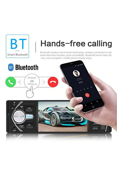 EXVOL Araba Oto Teyp Park Kamera Hediyeli 4.1 Inc Ekran 4*60w Bluetooth-mp3-mp5-usb