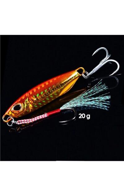 usmtekno Jig Yem 20gr. Lures Sahte Yem Rapala Levrek,lüfer,çinekop,palamut,zargana,turna Rapala Kırmızı