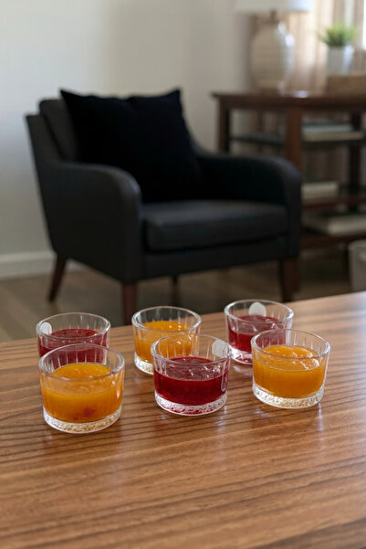 Genel Markalar 6 PARÇA KRİSTAL SOSLUK-ÇEREZLİK-REÇELLİK-KAHVE YANI ÇİKOLATALIK