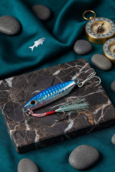 usmtekno Jig Yem 20gr. Lures Sahte Yem Rapala Levrek,lüfer,çinekop,palamut,zargana,turna Rapala Mavi