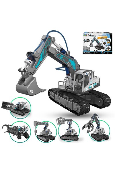 Timebox Excavator electric pentru copii, jucărie, excavator cu telecomandă, m...