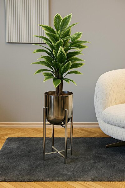 Valda 45 CM NİKEL SAKSILIK ÇAP 20 CM