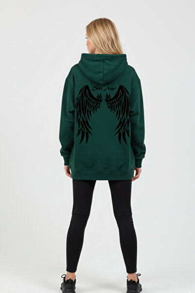 UNCİA OUTDOORS Φούτερ Unisex Oversize με κουκούλα