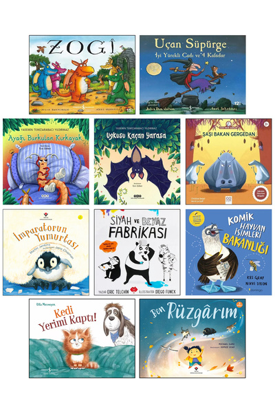 TÜRKİYE İŞ BANKASI KÜLTÜR YAYINLARI Komik Hayvan İsimleri Bakanlığı Uçan Süpü...