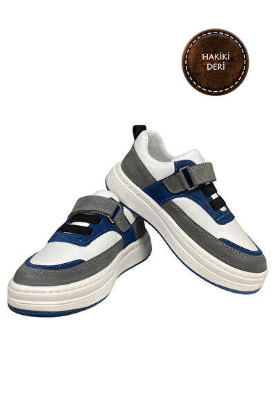 WORLD KİDS Boys' Shoes Genuine Leather Orthopedic Sole Export Product