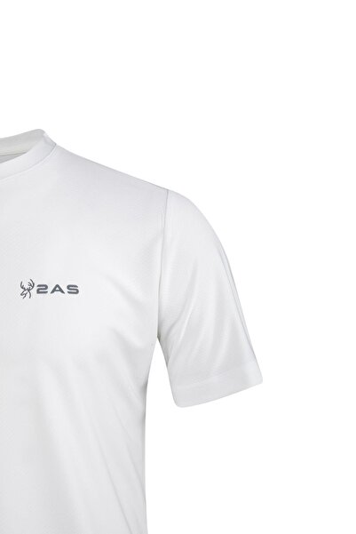 2AS Capri Sıfır Yaka T-Shirt Beyaz