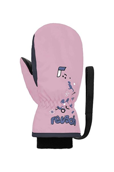 Reusch Mitten Kids Pink Ski Gloves