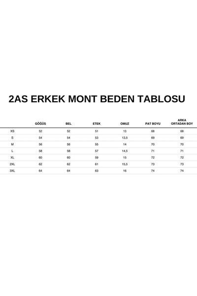 2AS Polita Yünlü Erkek Mont Antrasit