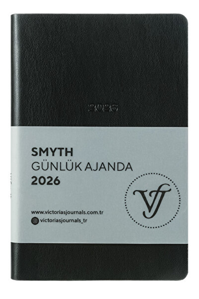 Victoria's Journals Smyth 2026 Дневен дневник A6 (9x14cm) Мека корица Слонова...