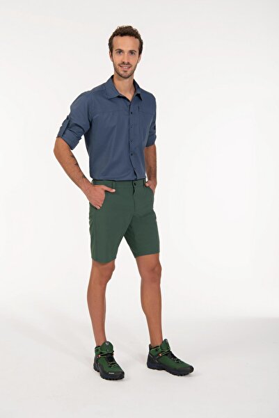 2AS Ανδρικό σορτς Pancha χακί