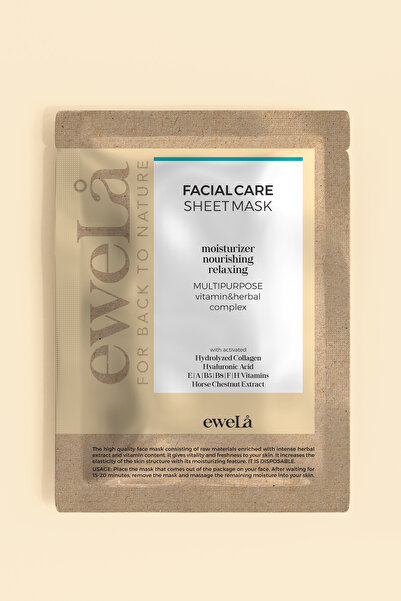 eweLa Sheet Mask for Face Care - Moisturizing and Nourishing Care Therapy