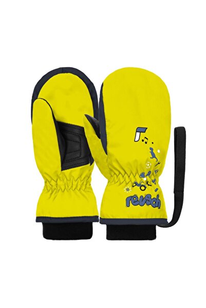 Reusch Mitten Kids Ski Gloves Yellow