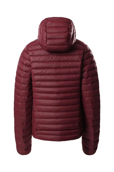 THE NORTH FACE Stretch Down Hoodie Hooded Women's Coat Claret Red