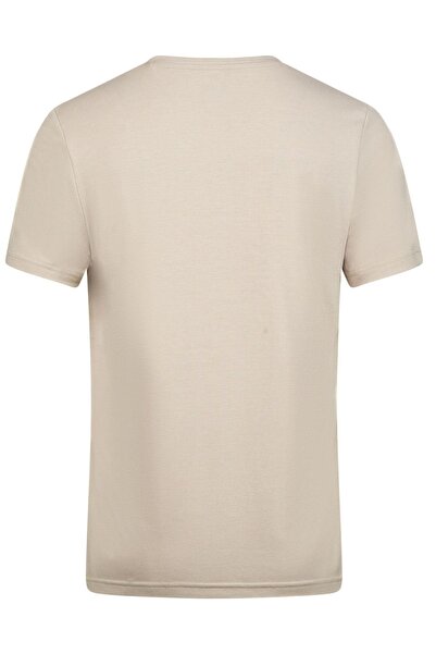 2AS Victor Чоловіча футболка з V-подібним вирізом, бежева