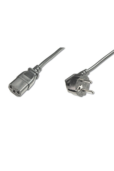 Genel Markalar Digitus Güç Kablosu, C13 Dişi - Cee 7/7 (TİP-F) Erkek 90 Derec...