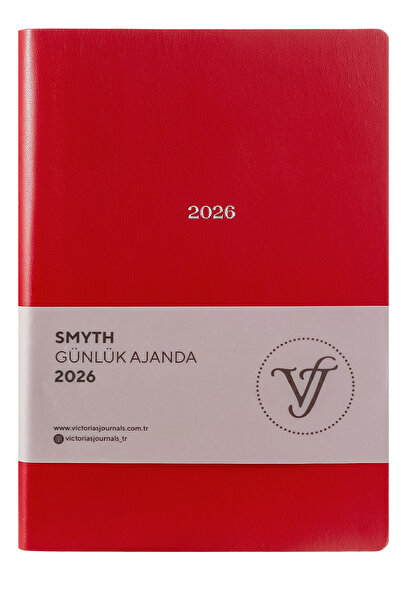 Victoria's Journals Smyth 2026 Daily Agenda A5 (14X21Cm) Flexible Cover Ivory 80 Gr.