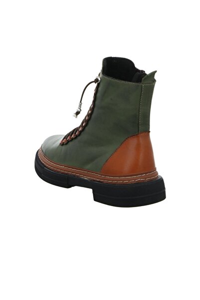 İNZE AYAKKABI Green Genuine Leather Boots - Model Name: Hematite