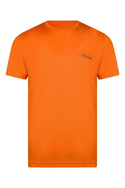 2AS تي شيرت برتقالي فيجي برقبة دائرية