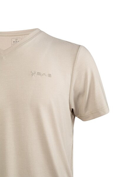 2AS Victor Чоловіча футболка з V-подібним вирізом, бежева