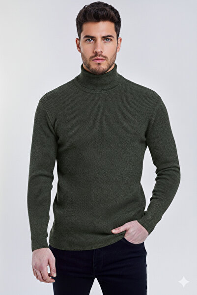 FAVORİM Unisex Ribbed Turtleneck Sweater